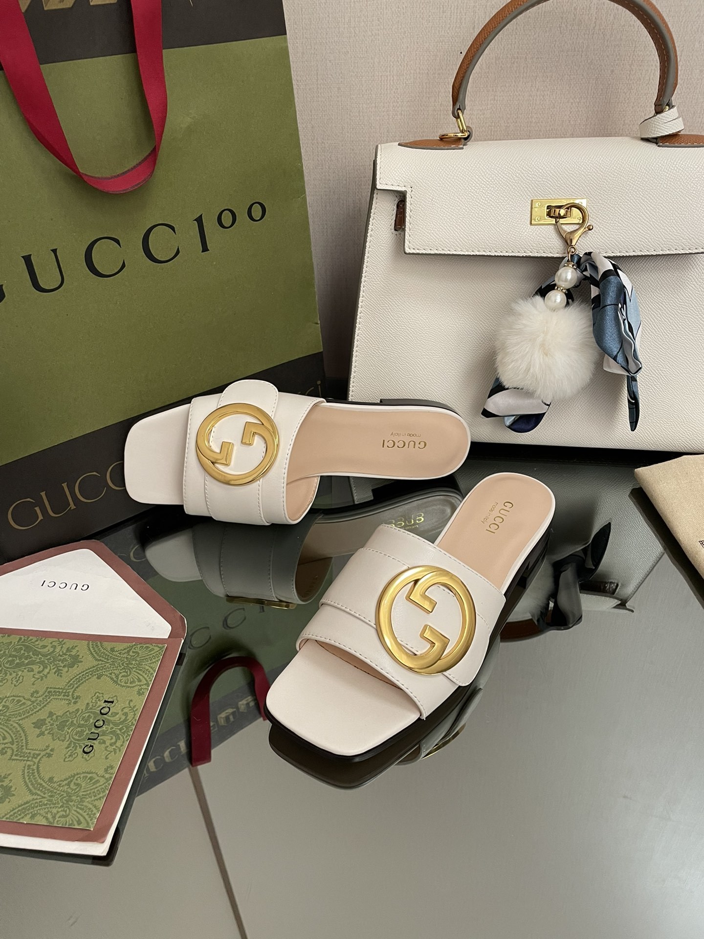 G style Double G flats sandals-Luxeon