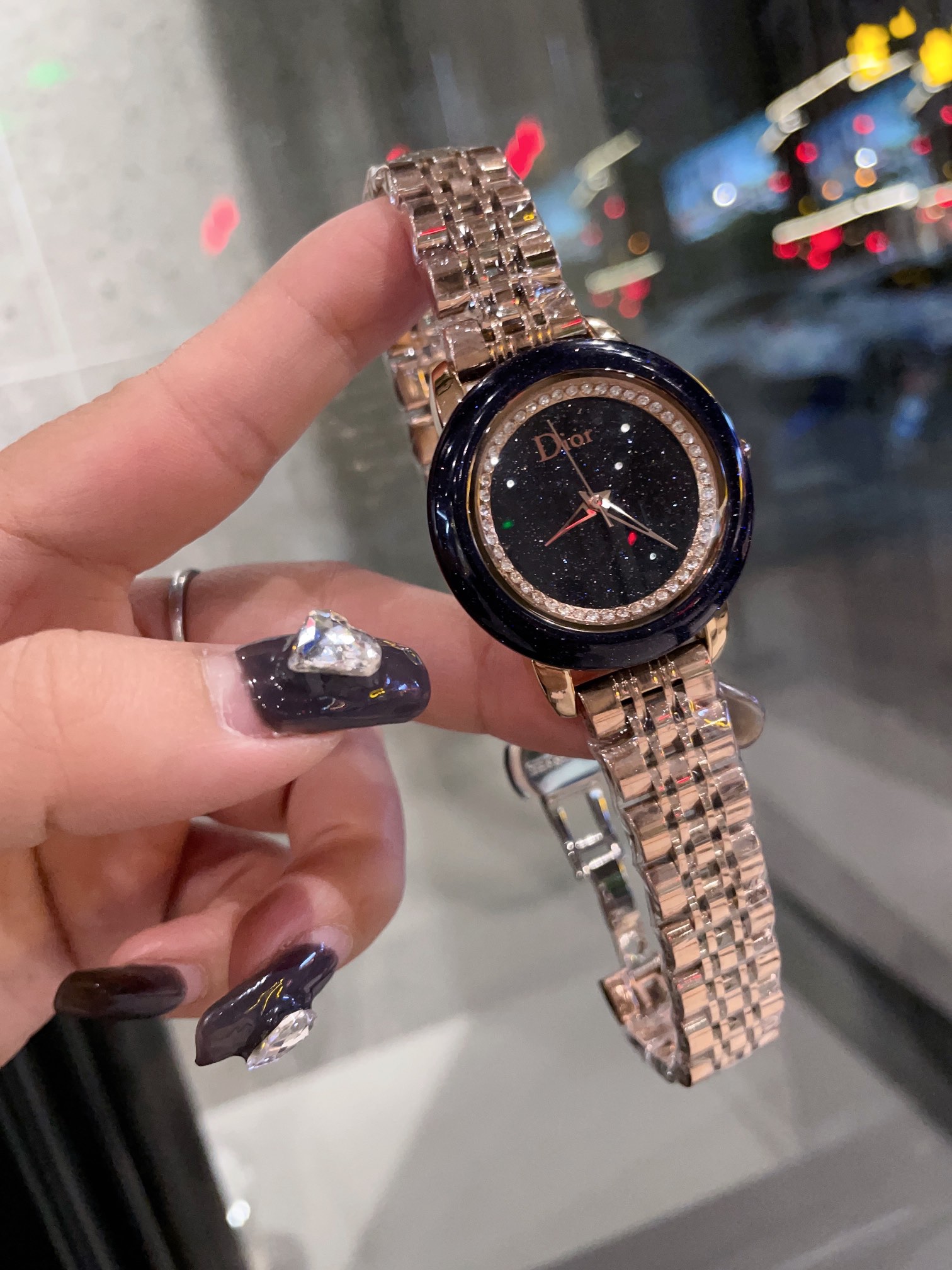 D style La D De D style Satine Series Watch Starry Sky Dial Elegance Exquisite-Luxeon