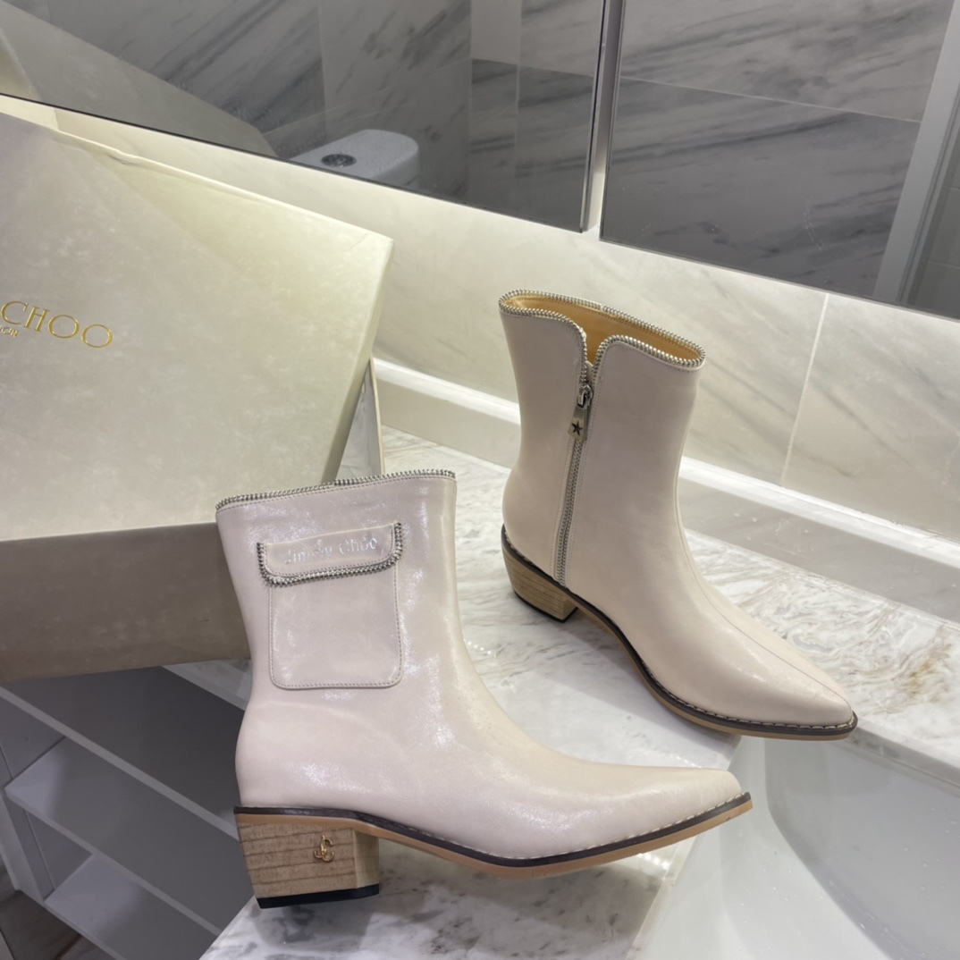 Jimmy Choo new autumn winter zipper knee & ankle boots-Luxeon