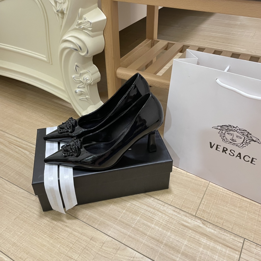 Versace pointed toe pumps-Luxeon