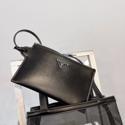 P style Mesh Shopping Handbags 2 in 1-Luxeon