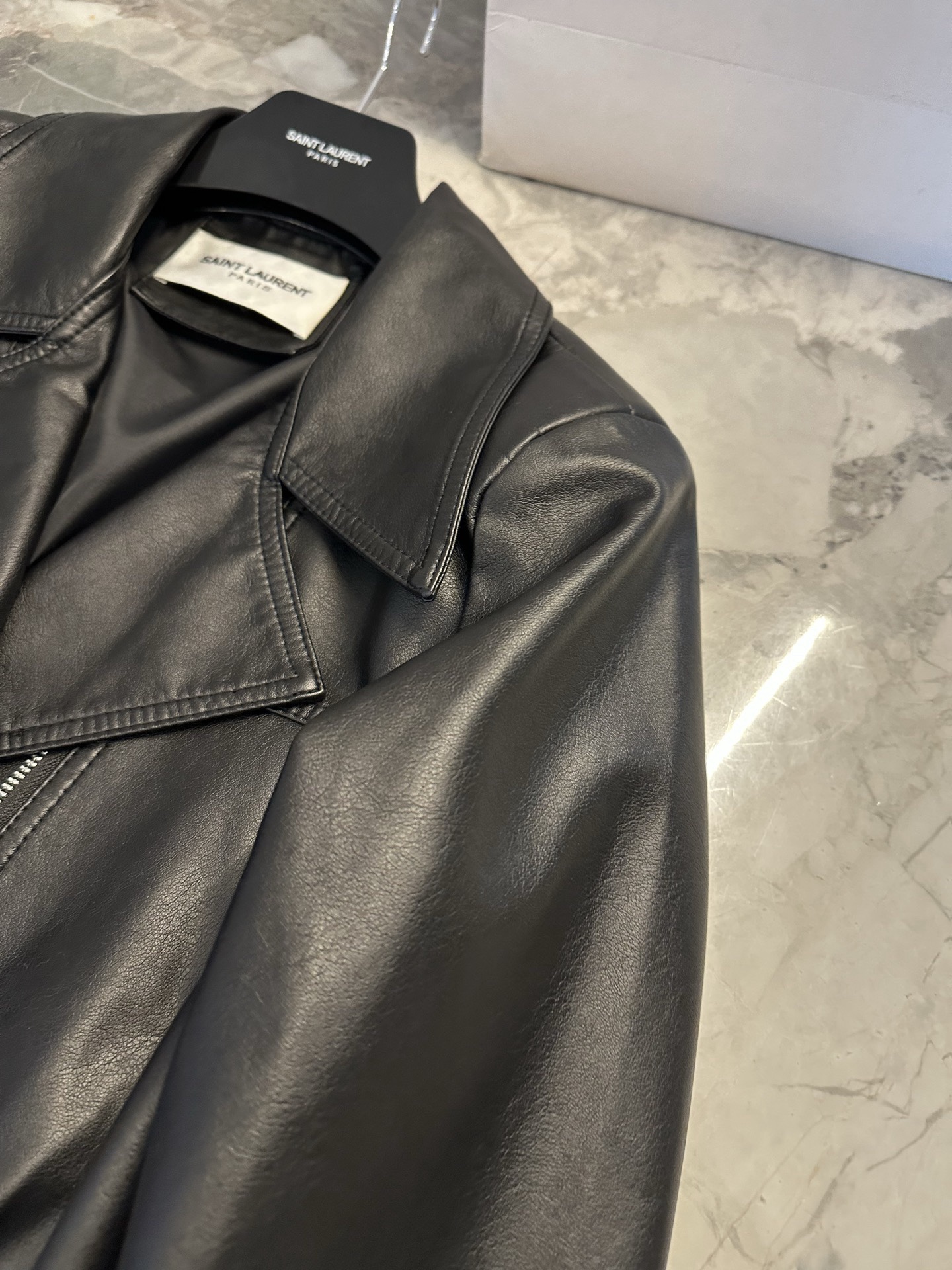 leather trench coat