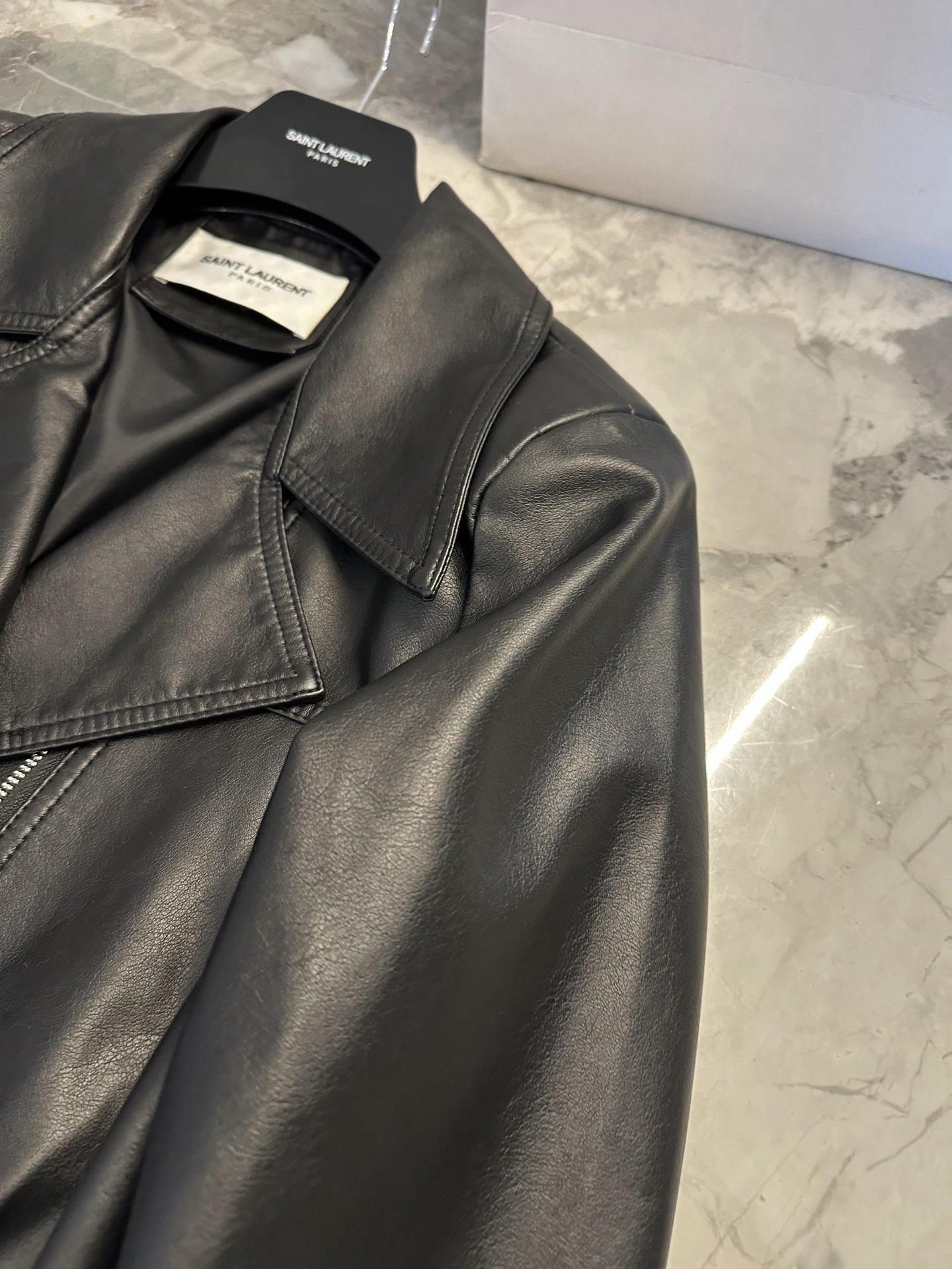 leather trench coat