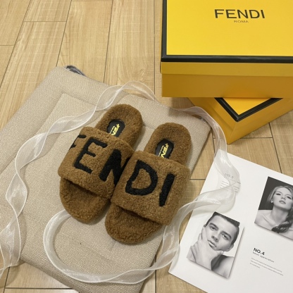 F style new women winter plush slippers-Luxeon