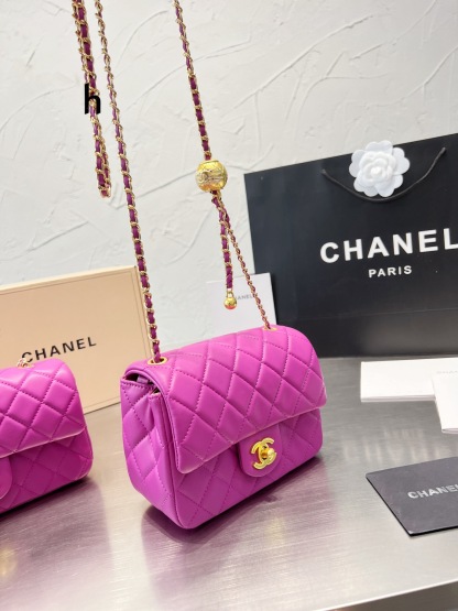 C style golden ball handbag-Luxeon