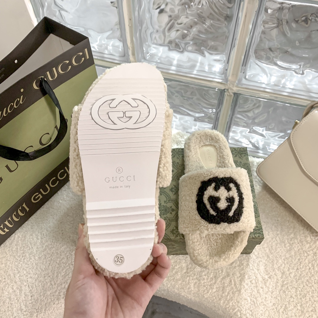 G style winter wool slippers-Luxeon