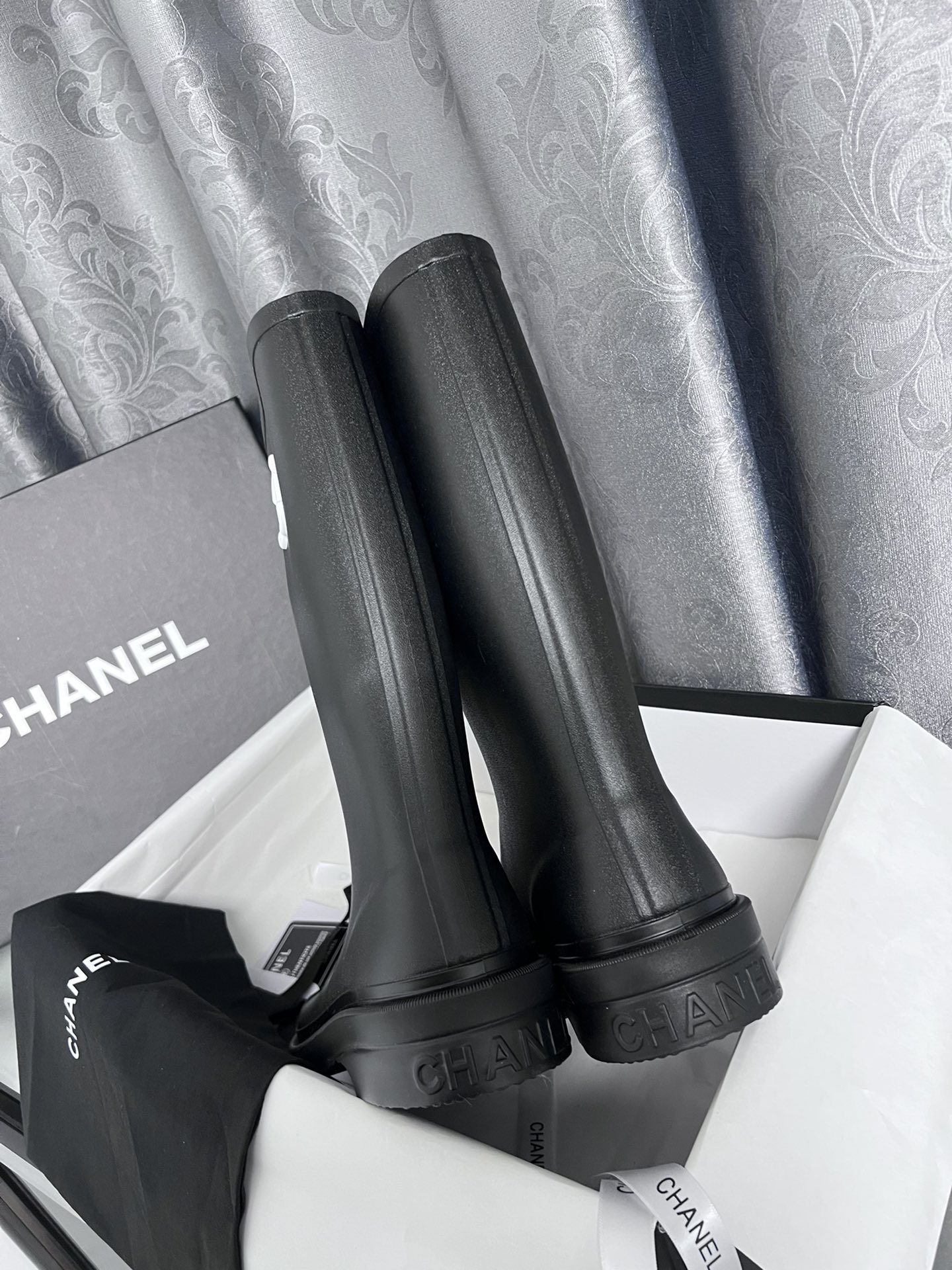 C style vintage rain boots-Luxeon
