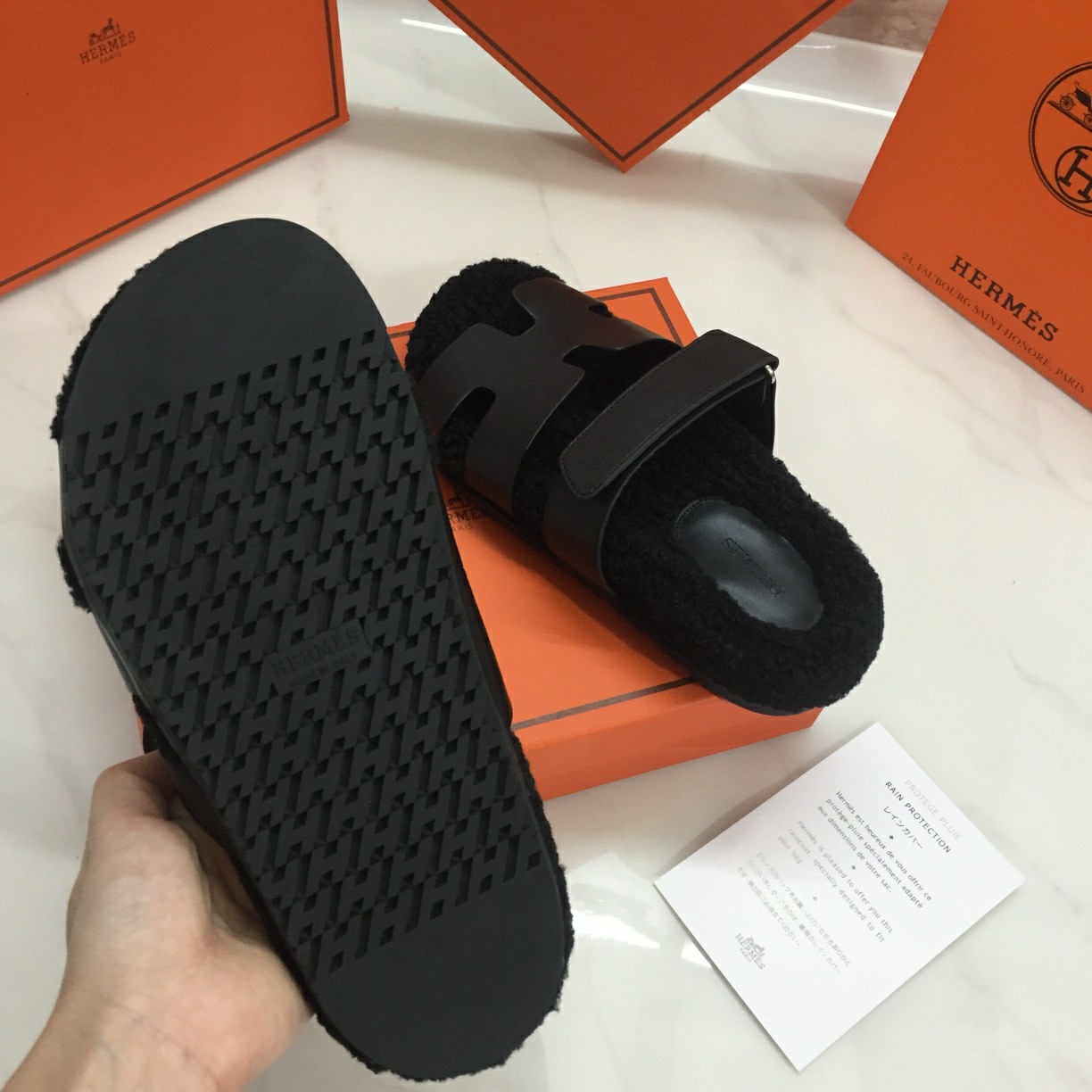 H style new winter wool slippers-Luxeon