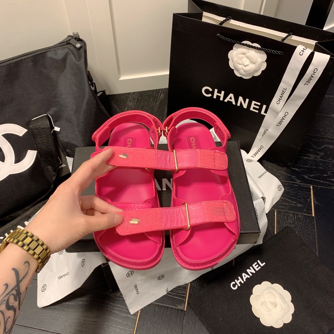 C style Early Spring Velcro Sandals-Luxeon
