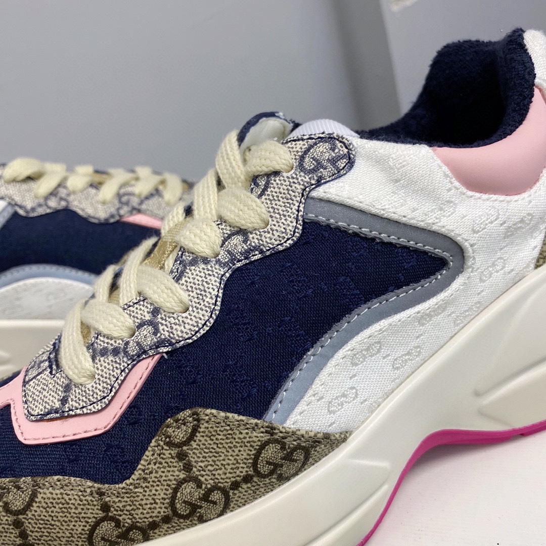 G style new rhyton thick bottom sneakers dad shoes-Luxeon