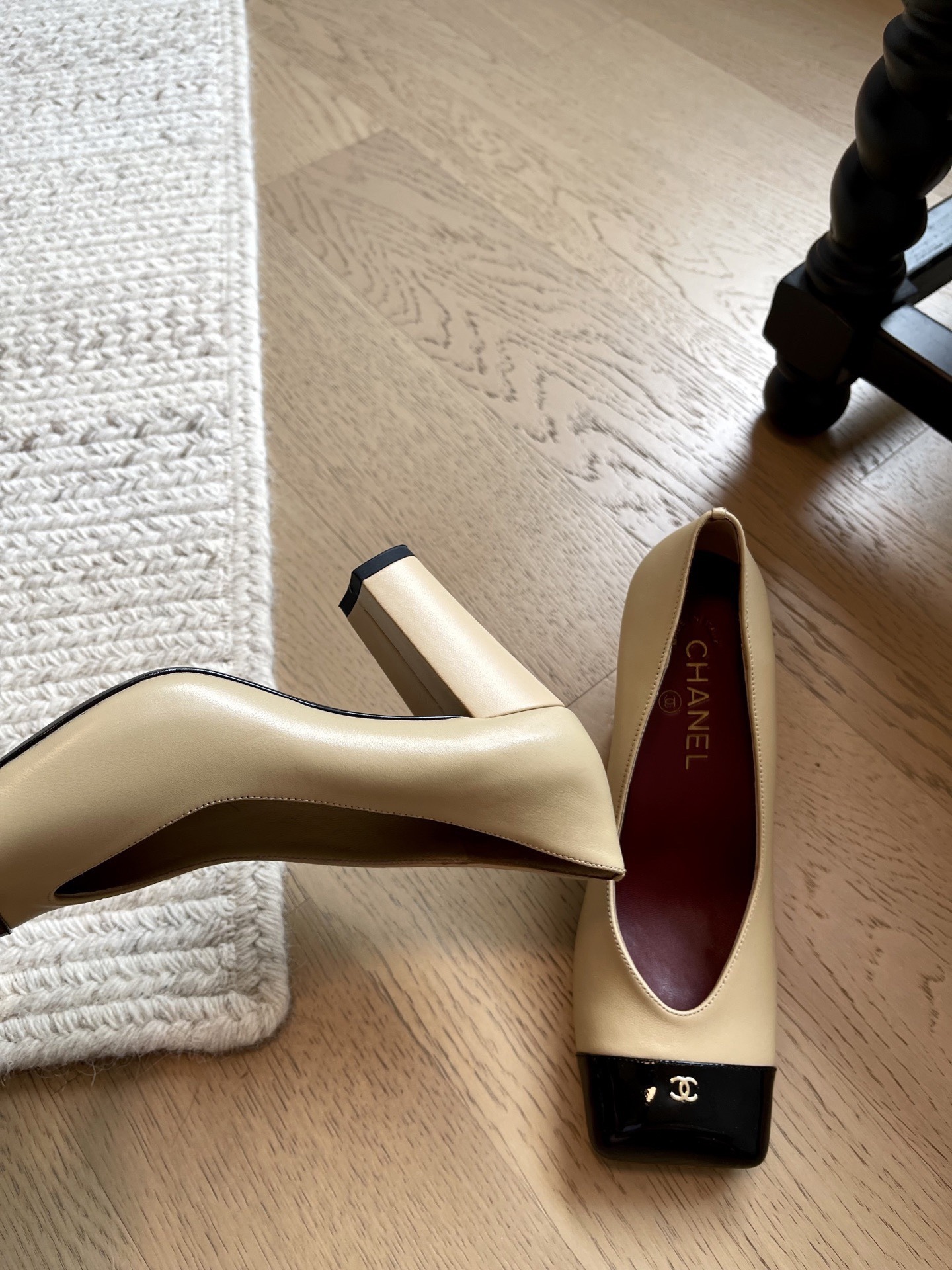 Square-toe high heels 35-42
