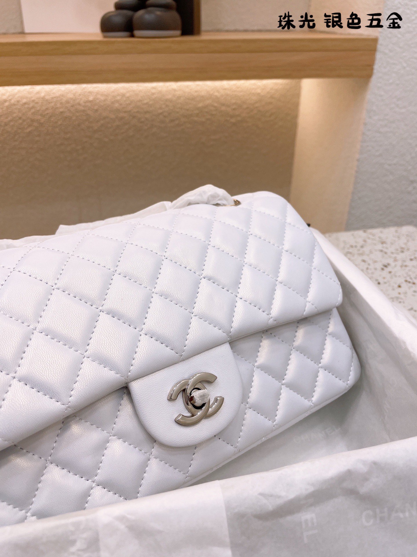 C style Cf flap handbags-Luxeon