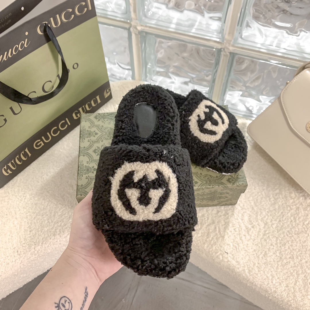 G style winter wool slippers-Luxeon