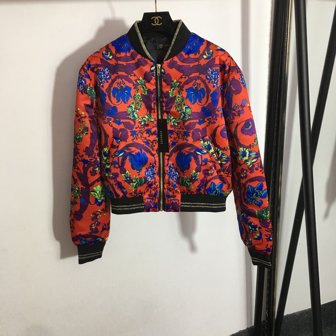 Versace print jacket-Luxeon