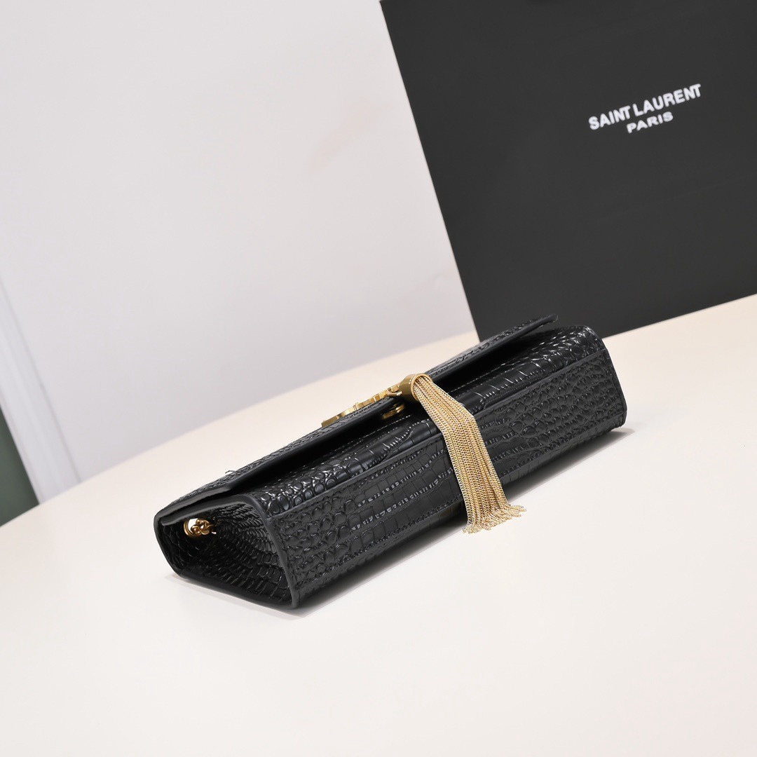 Crocodile print fringe24*14.5*5cm