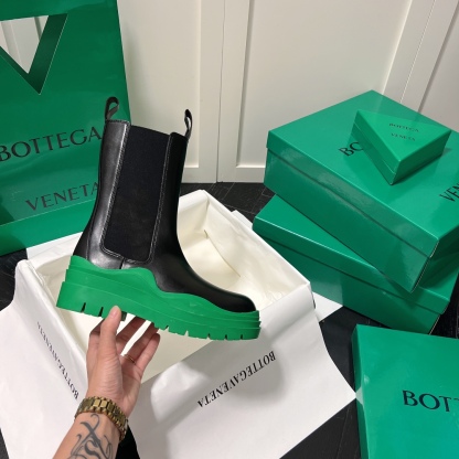 Bottega Venet mid-calf heeled boots-Luxeon