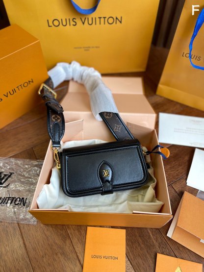 L style . black shoulder bags-Luxeon