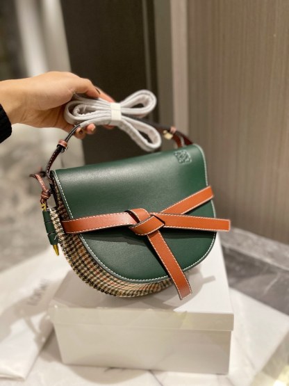 L style Gate Bag Saddle Bag Crossbody Bag-Luxeon
