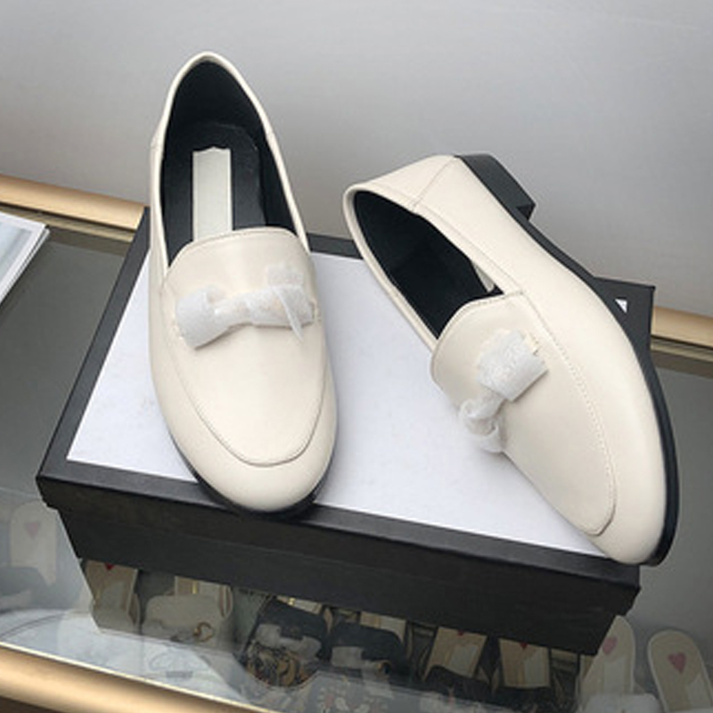 G style Women Flat Genuine Leather Loafers-Luxeon