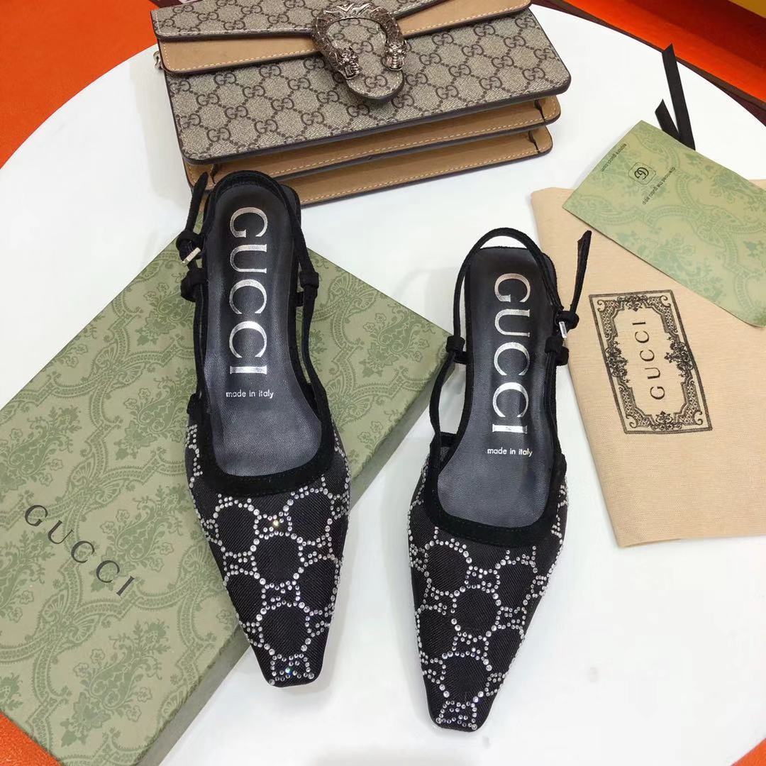 G style vintage women sandals pumps-Luxeon