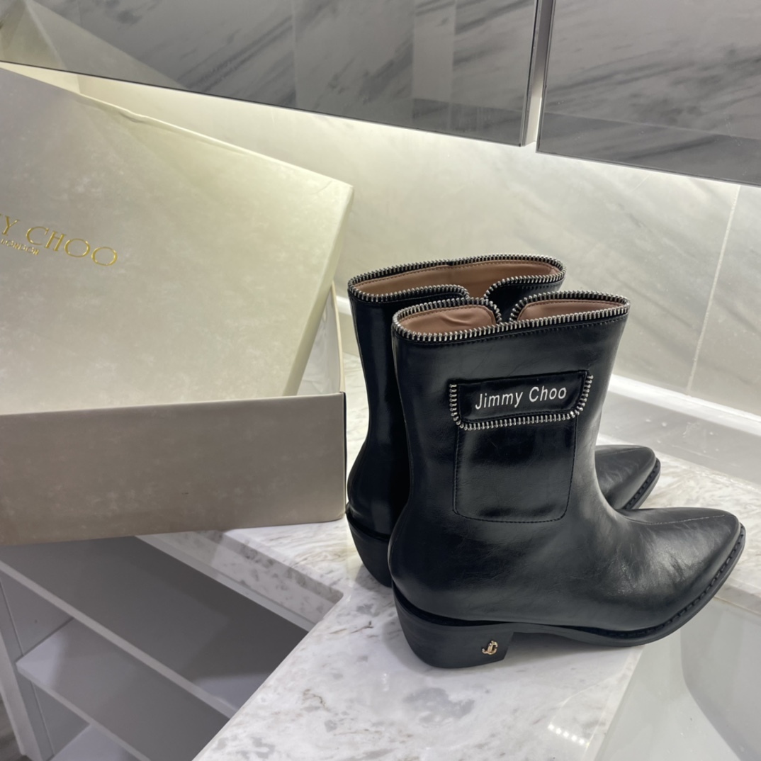 Jimmy Choo new autumn winter zipper knee & ankle boots-Luxeon