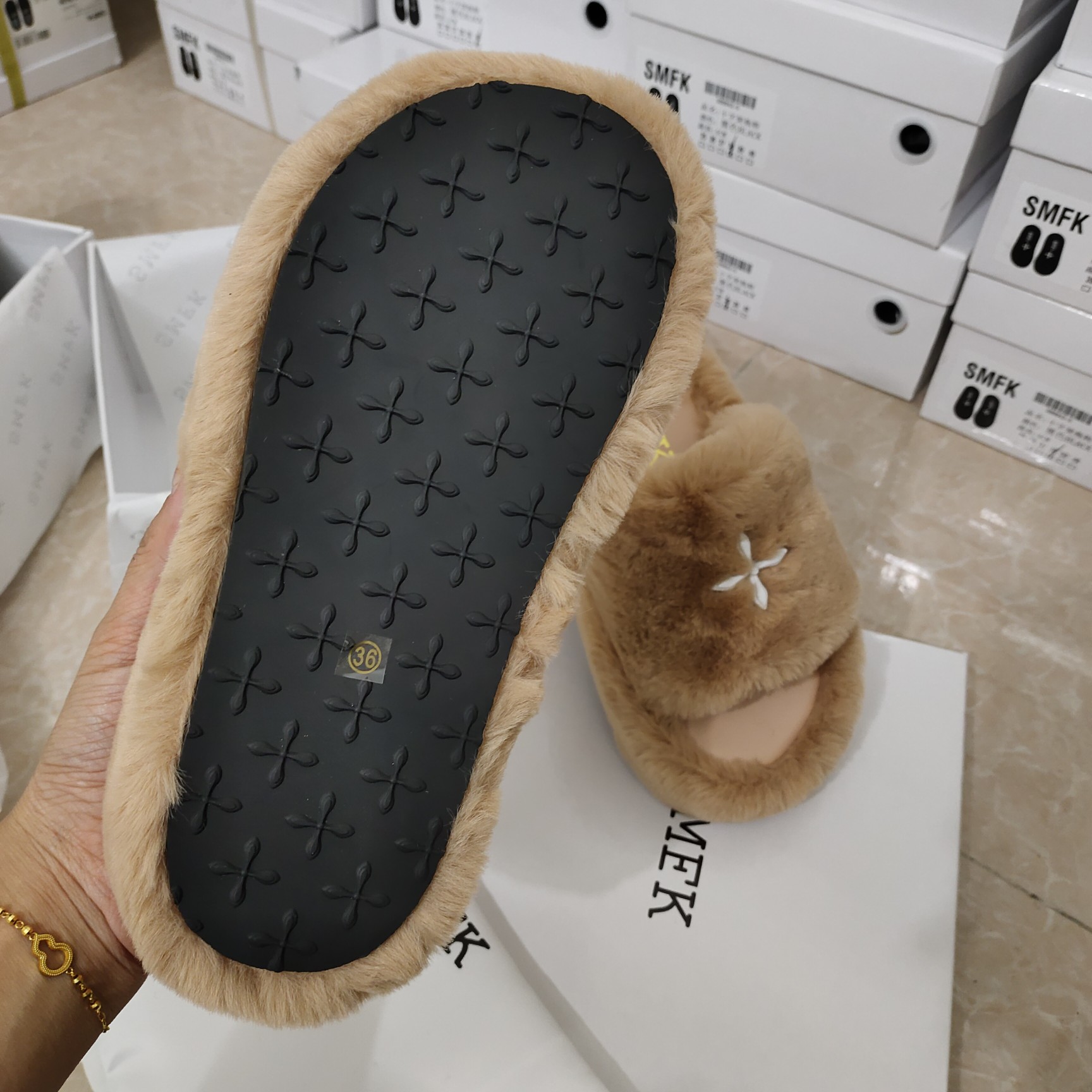 SMFK wool slippers new colors-Luxeon