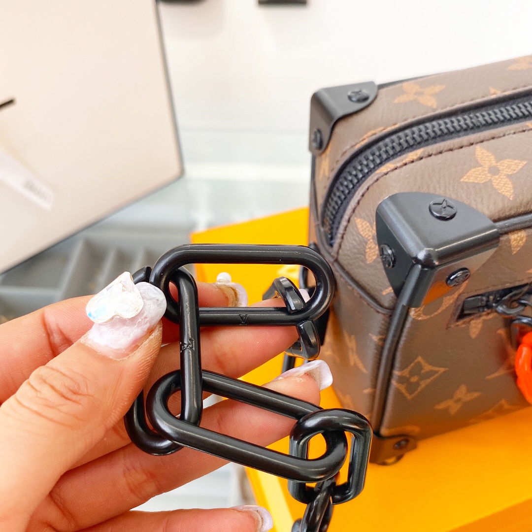 L style bag Trunk Small Box Chain Bags-Luxeon