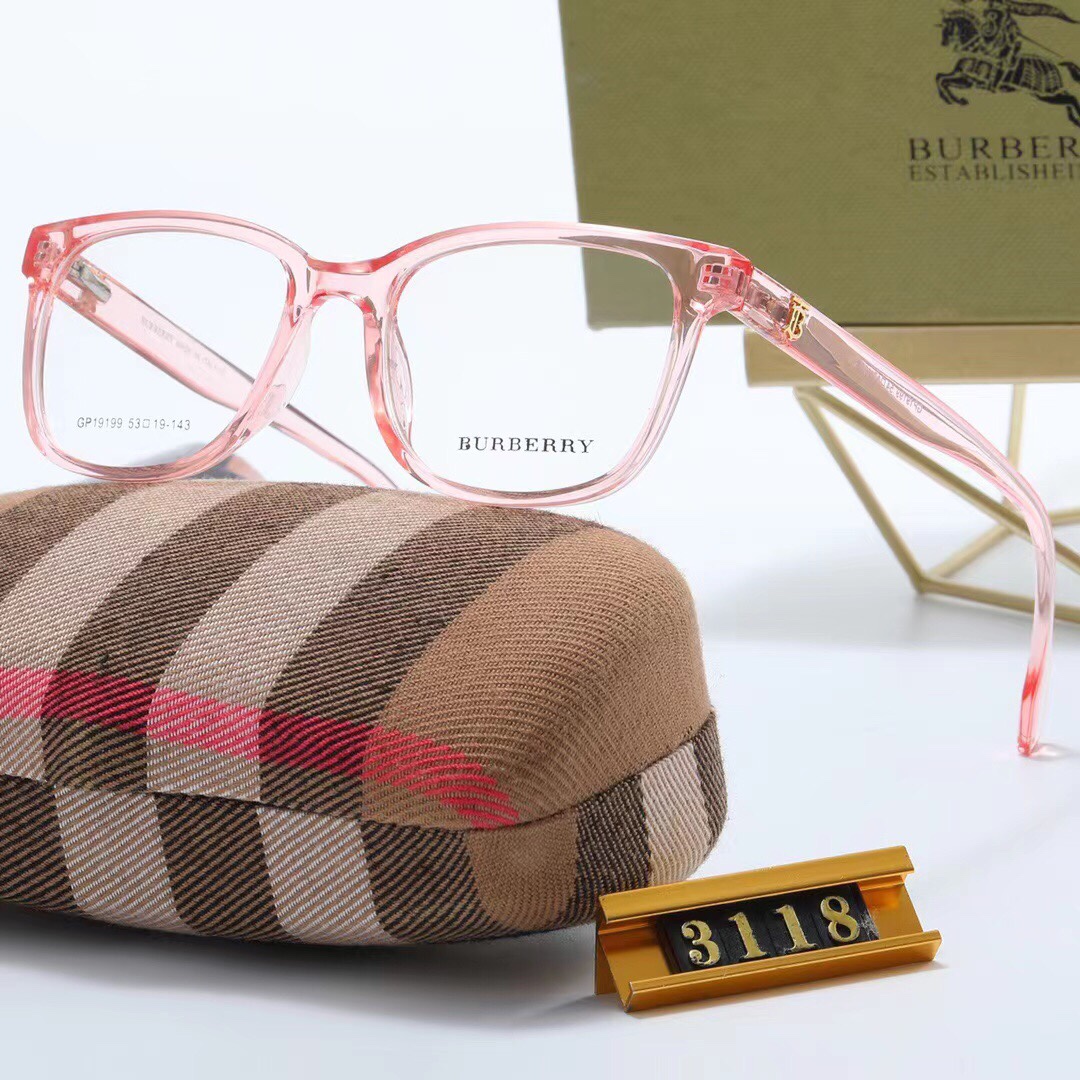 Burberry flat glasses-Luxeon