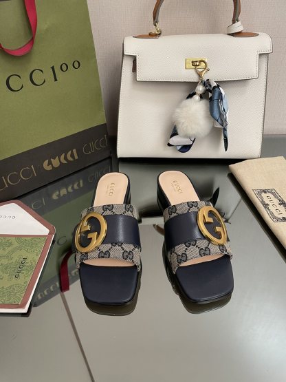 G style Double G flats sandals-Luxeon