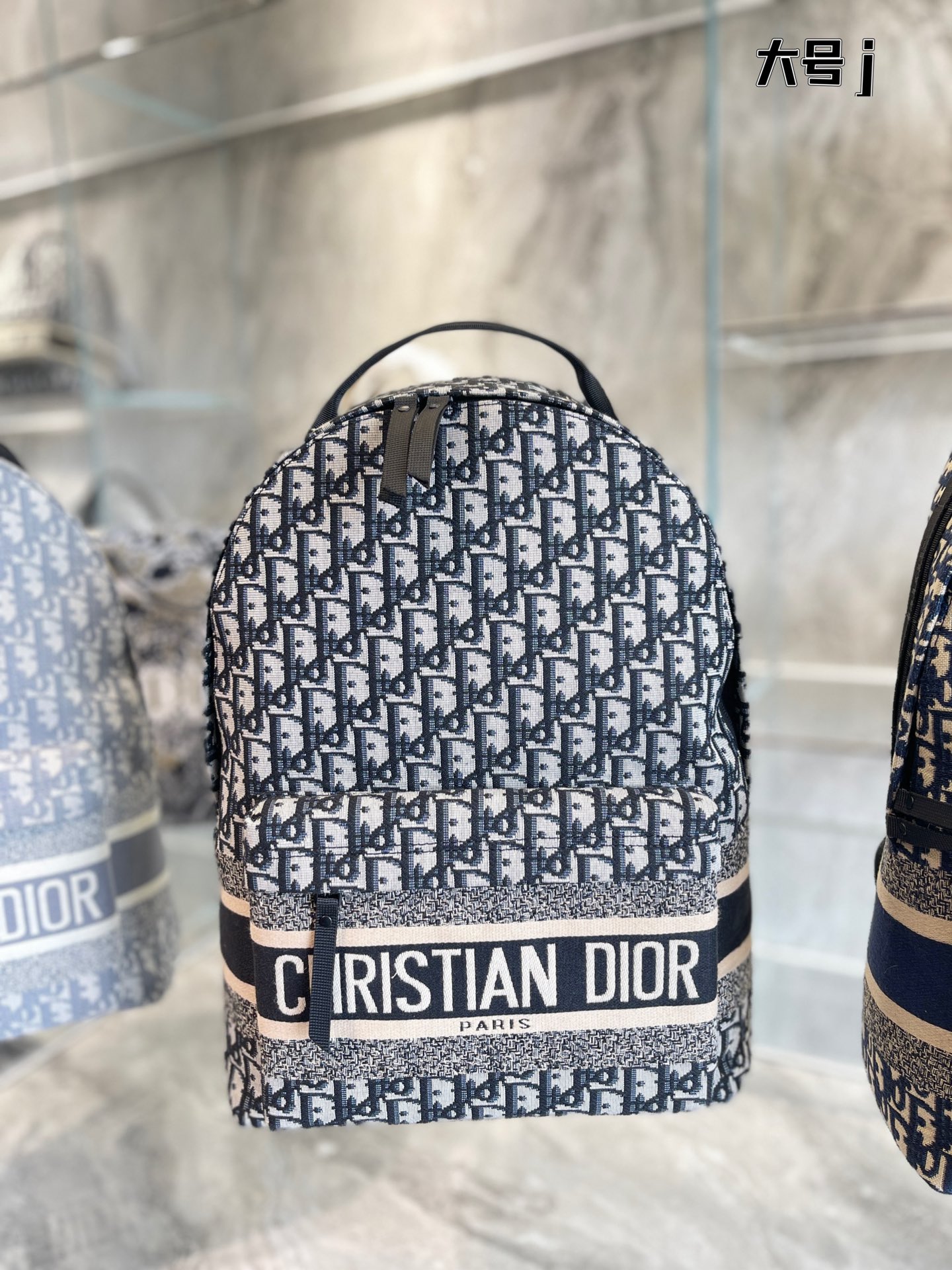 D style old flower backpack-Luxeon