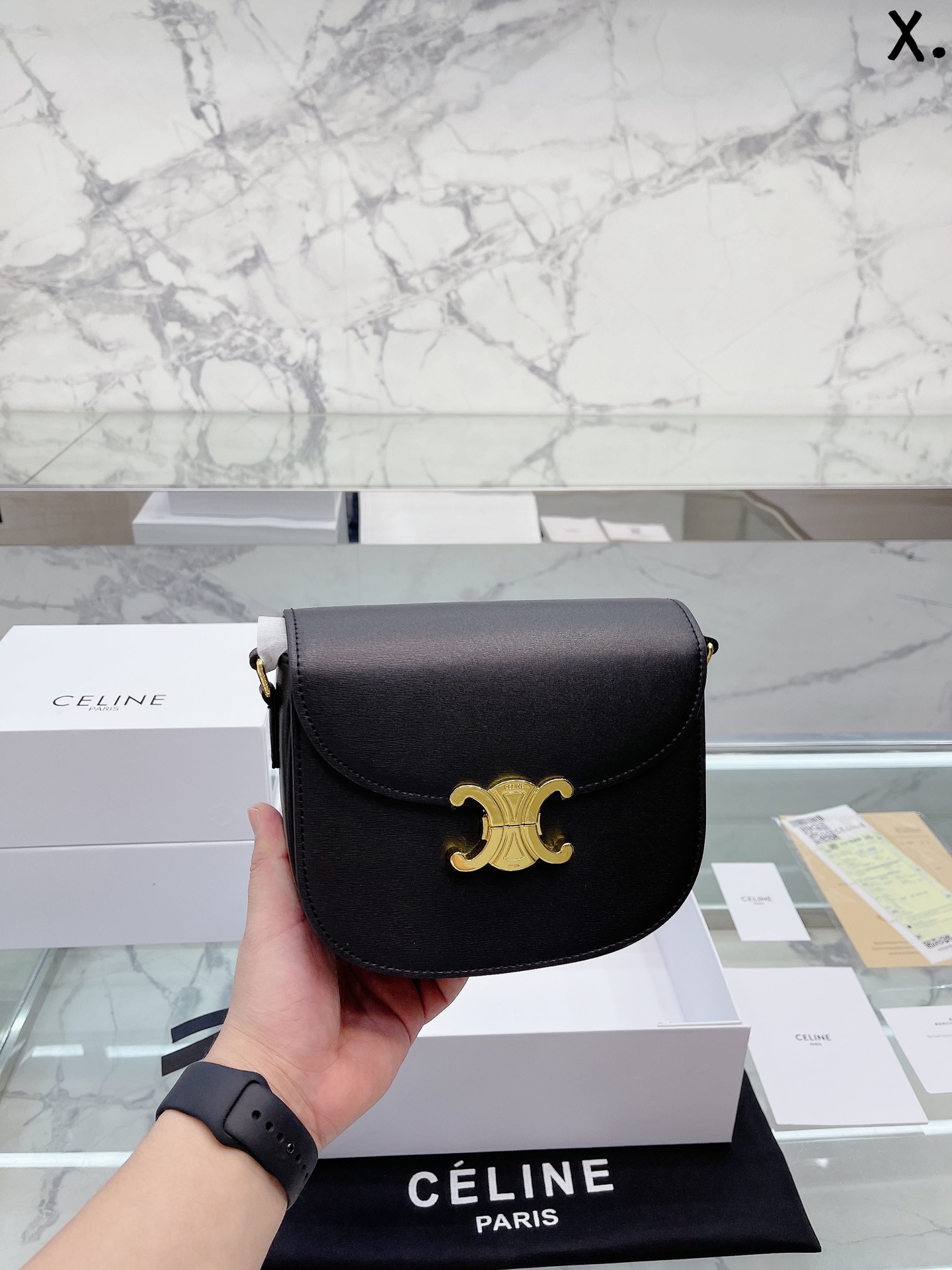 C style Teen Besace saddle bags-Luxeon