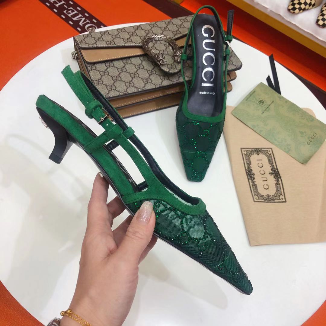 G style vintage women sandals pumps-Luxeon