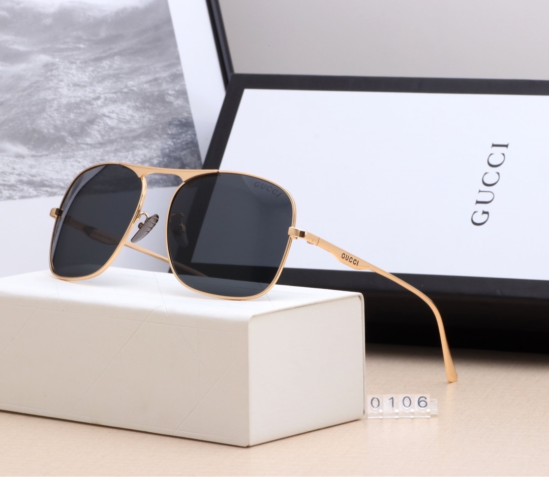 Guc Fashion Ladies Retro New Sunglasses-Luxeon