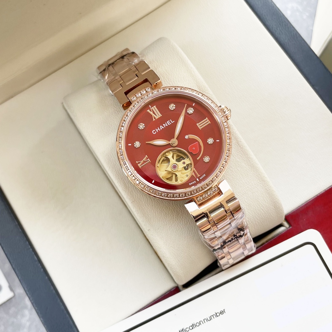 C style Women Watch Classic Sapphire Mirror-Luxeon