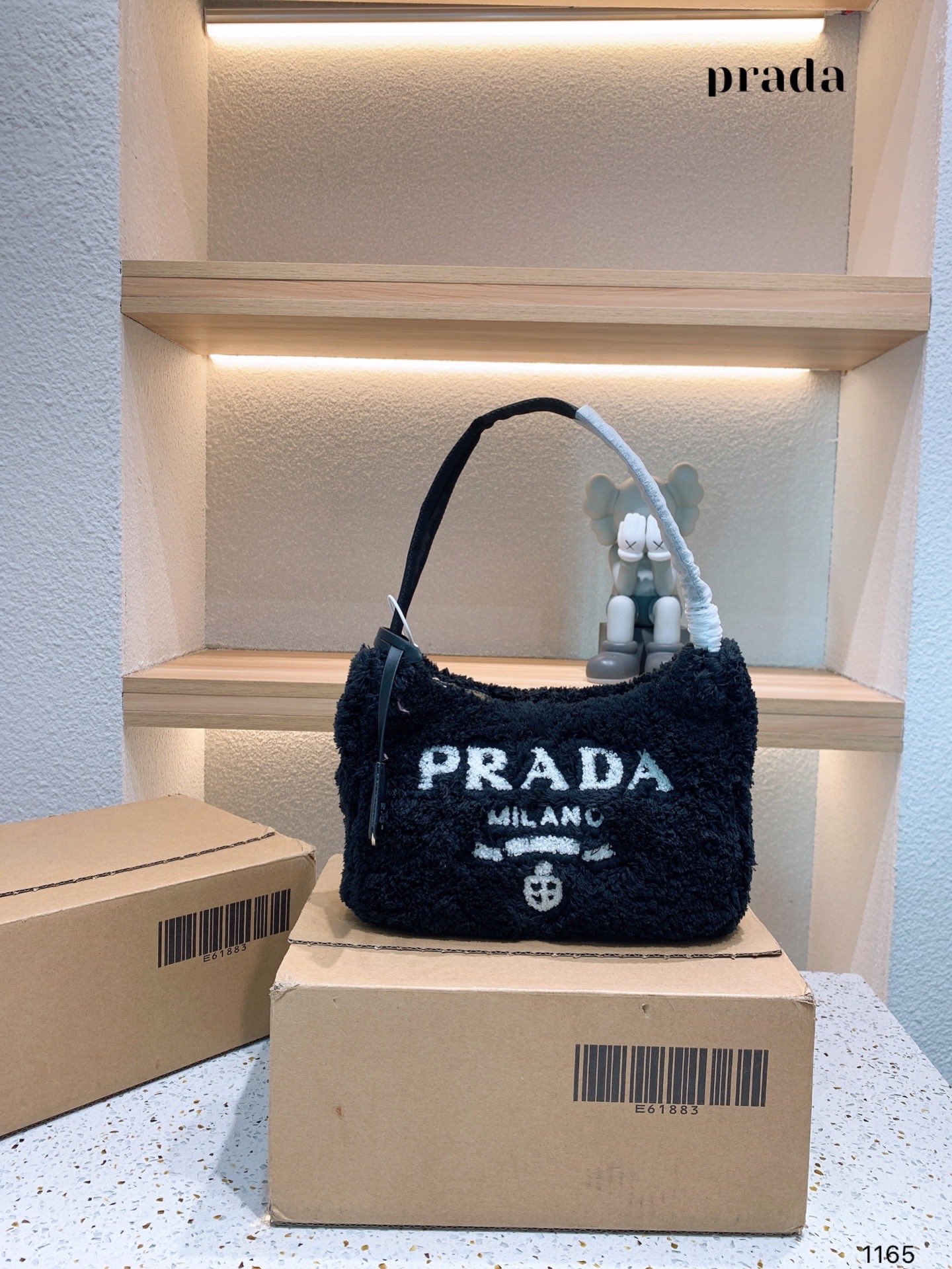 P style Hobo Handbags Underarm Bags Velvet-Luxeon