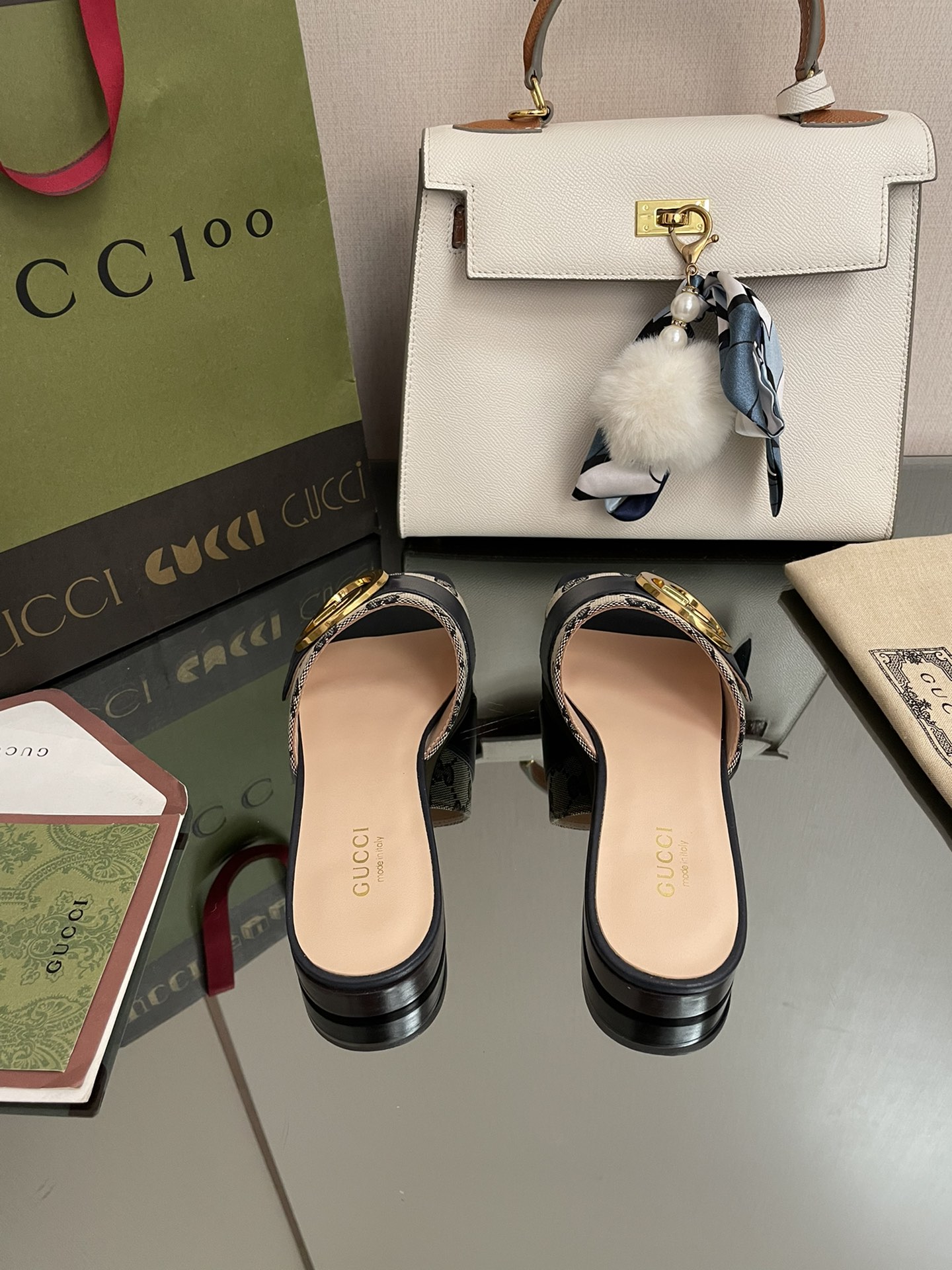 G style Double G flats sandals-Luxeon