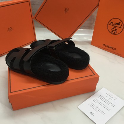 H style new winter wool slippers-Luxeon