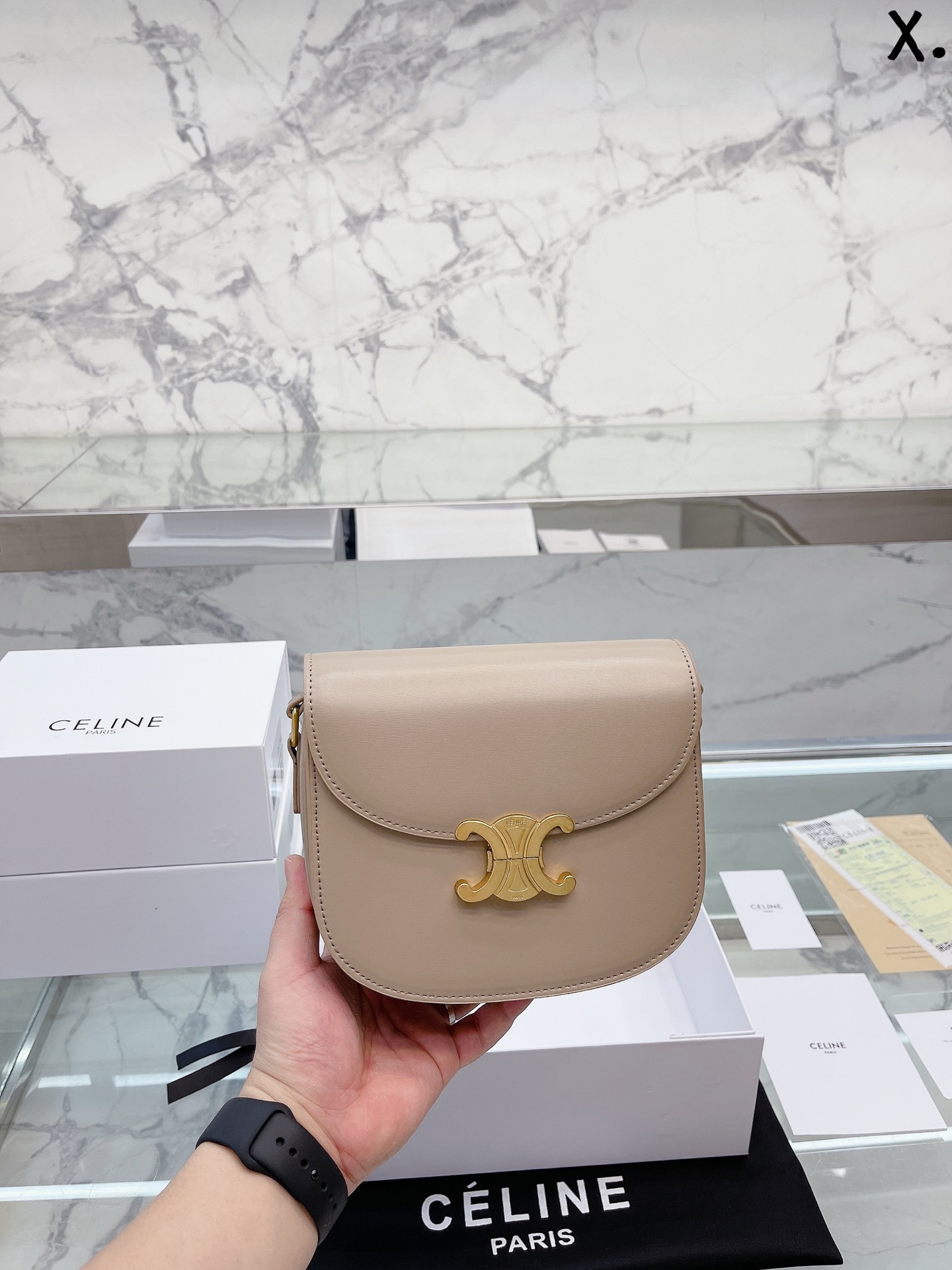 C style Teen Besace saddle bags-Luxeon