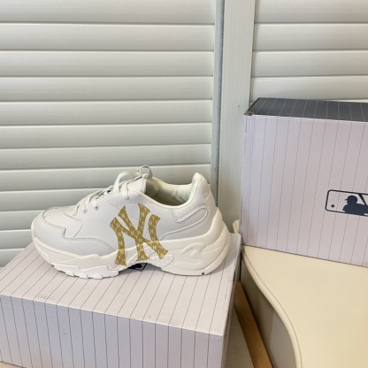 MLB new height-increasing thick sole sneakers casual shoes-Luxeon