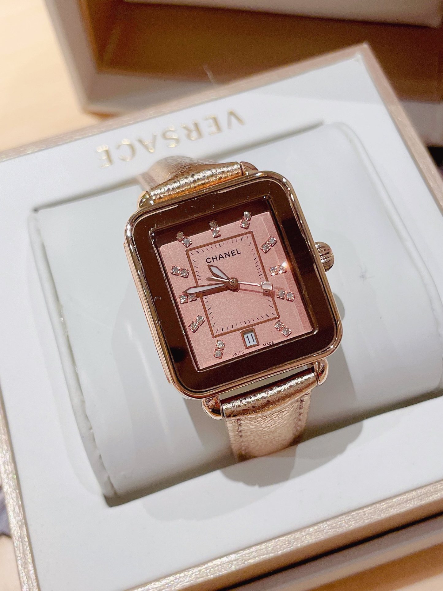 C style Watch Modern Classic Fashion Design Leather Watchband-Luxeon