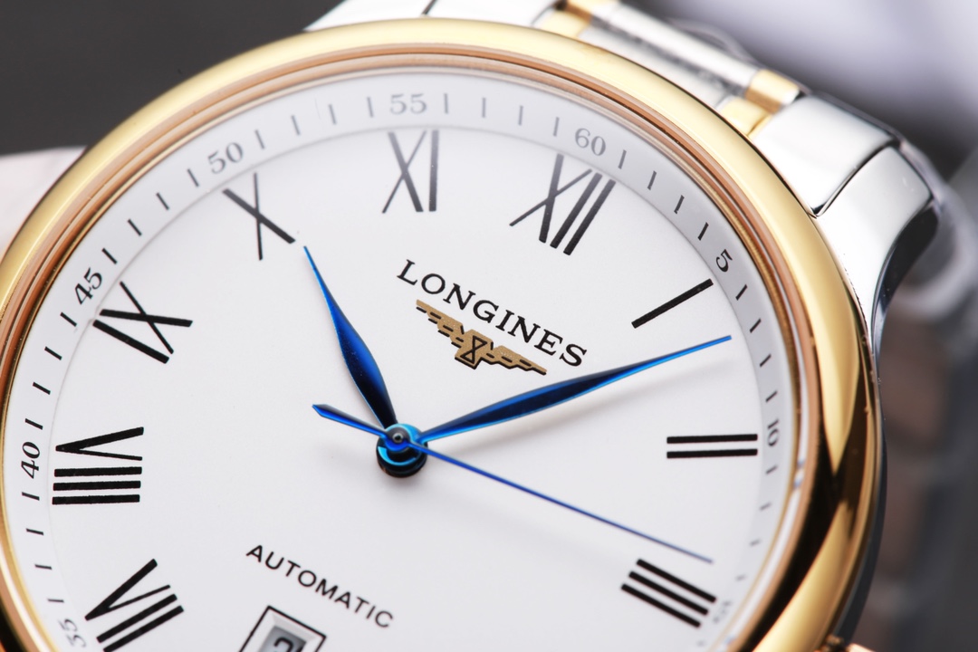 Longines men's watches with cowhide straps-Luxeon