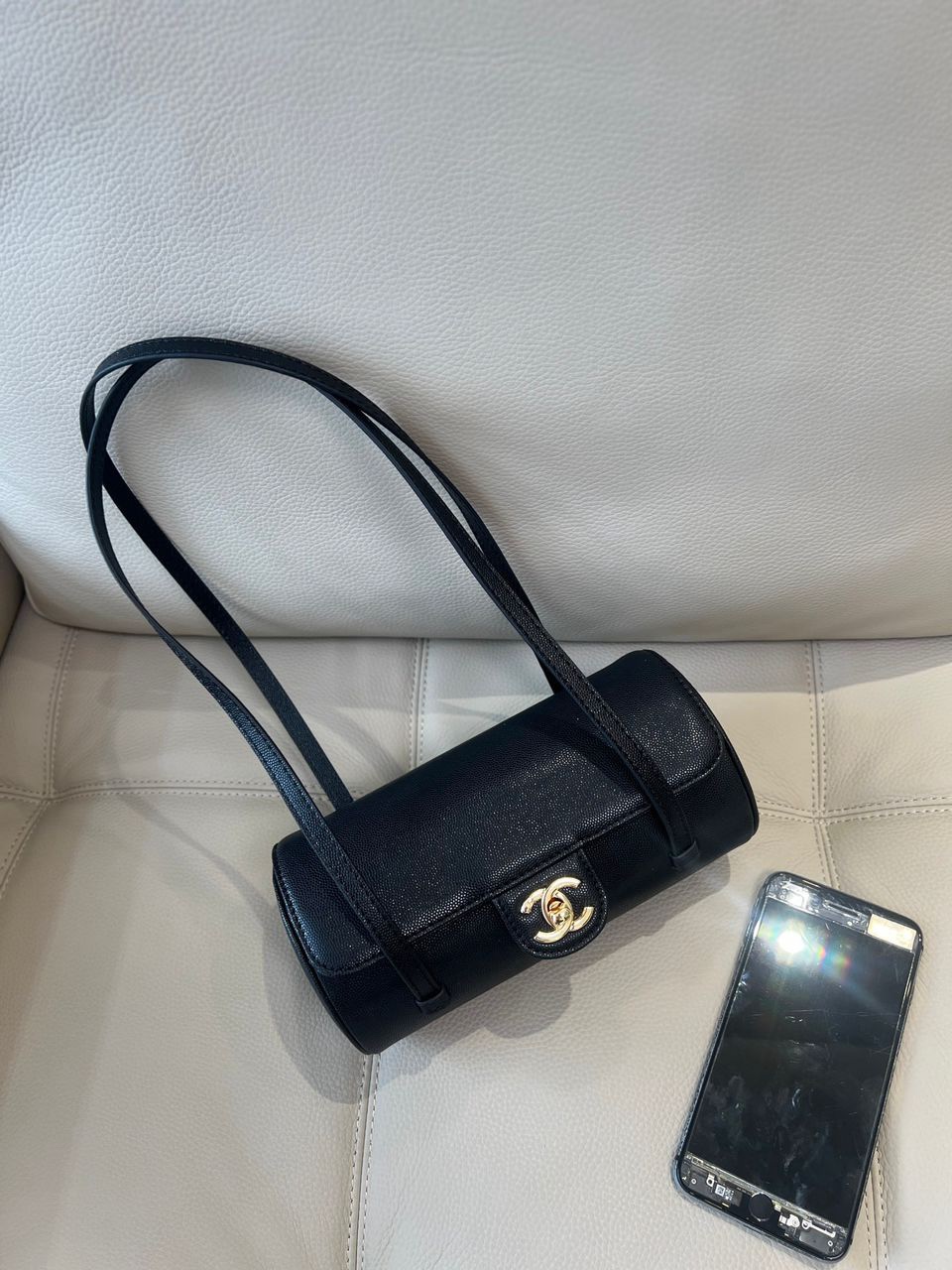 cylindrical handbag 10*20.5*10cm