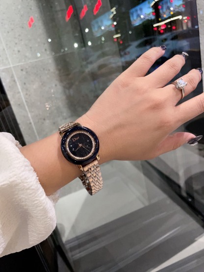 D style La D De D style Satine Series Watch Starry Sky Dial Elegance Exquisite-Luxeon