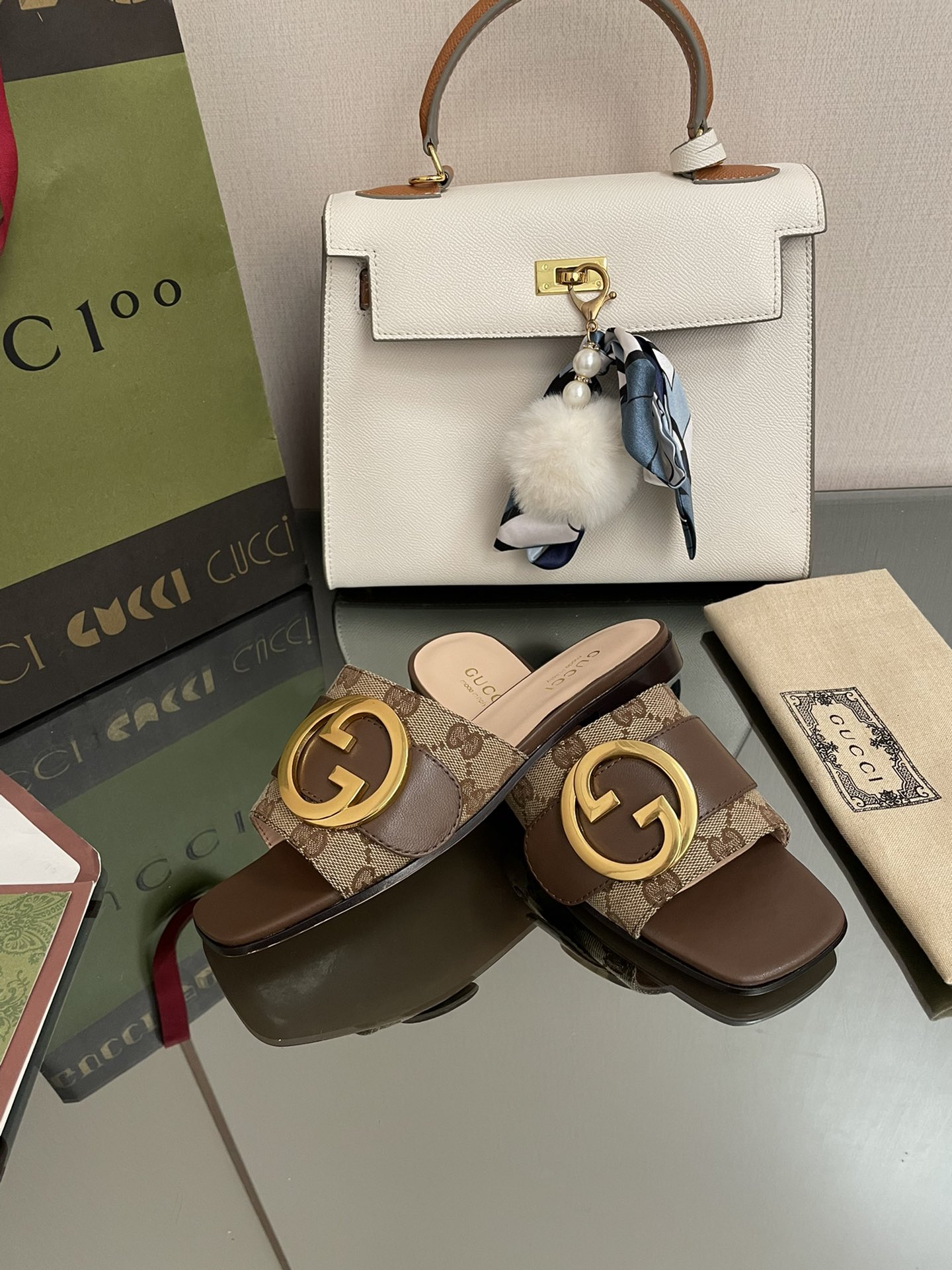 G style Double G flats sandals-Luxeon