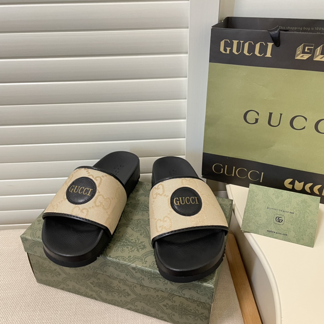 G style couple thick sole sandals-Luxeon