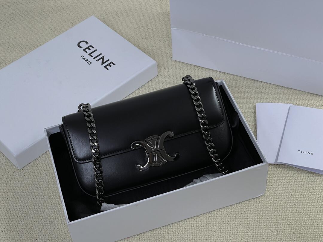 Celin Arc de Triomphe Chain Underarm Bag-Luxeon