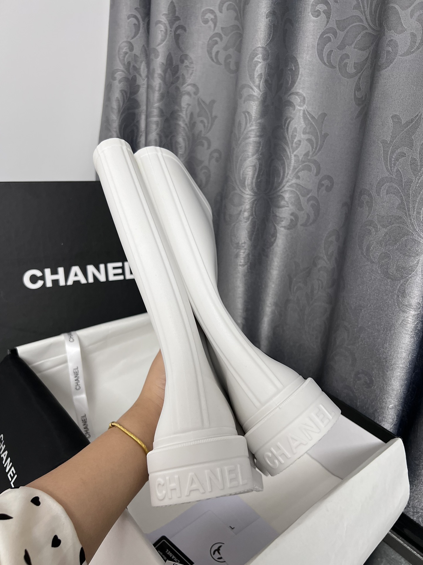 C style vintage rain boots-Luxeon