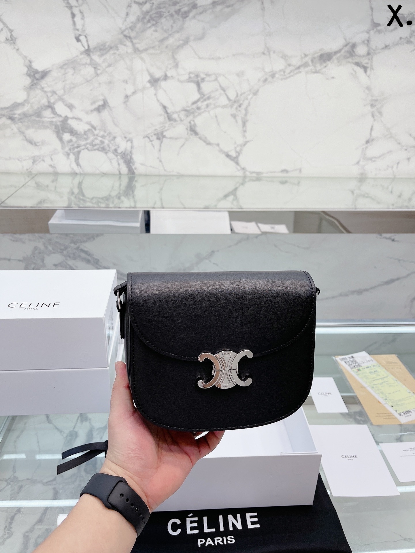 C style Teen Besace saddle bags-Luxeon