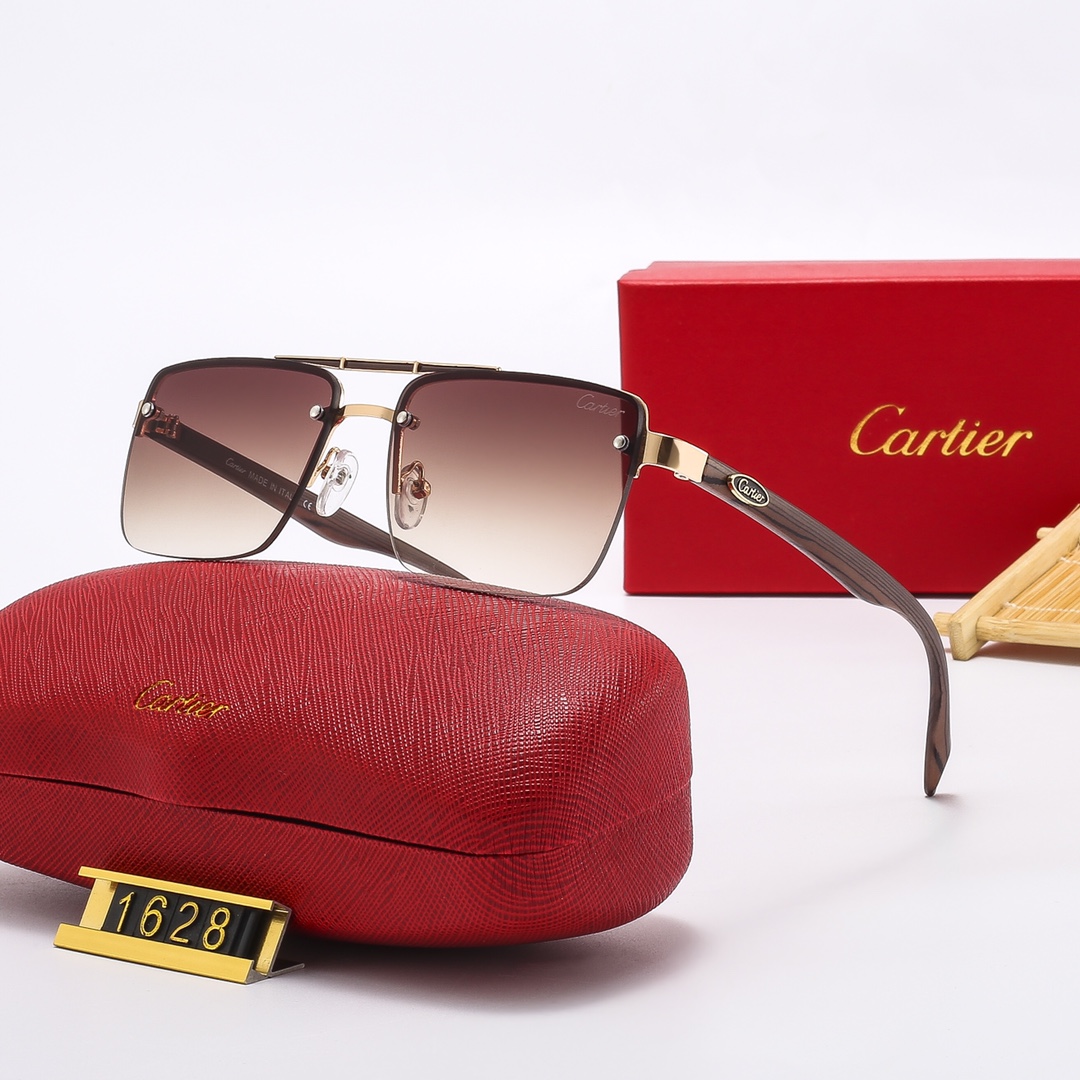 Cartier Fashion Retro Ladies Glasses-Luxeon