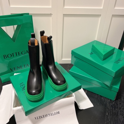 Bottega Venet mid-calf heeled boots-Luxeon